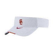 USC Trojans Nike White SC Interlock Aero Sideline Visor